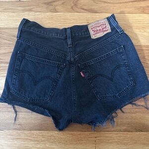 Levi's Women's Dark Blue Jean Shorts